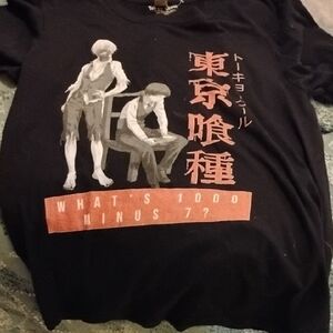 Black Graphic Tee  Anime Gamer Size Small T-shirt